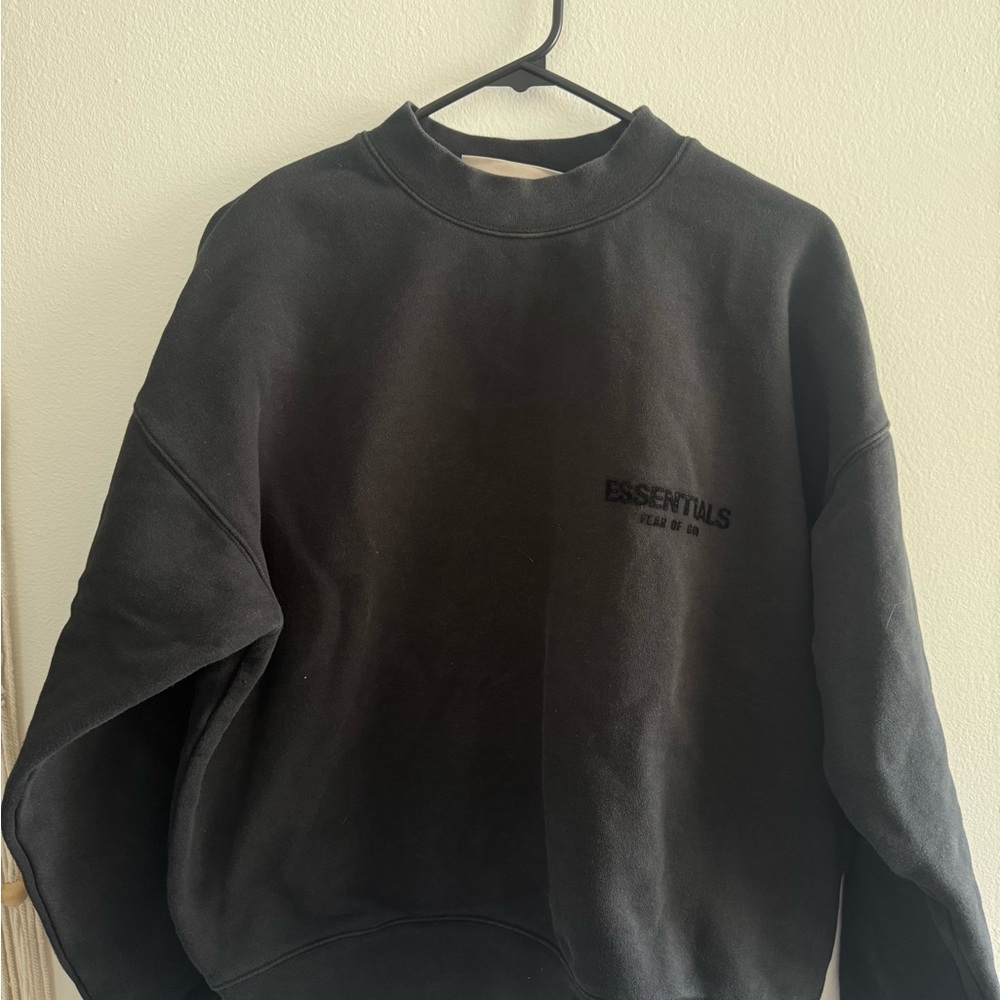 Essentials Black Men's Sweater